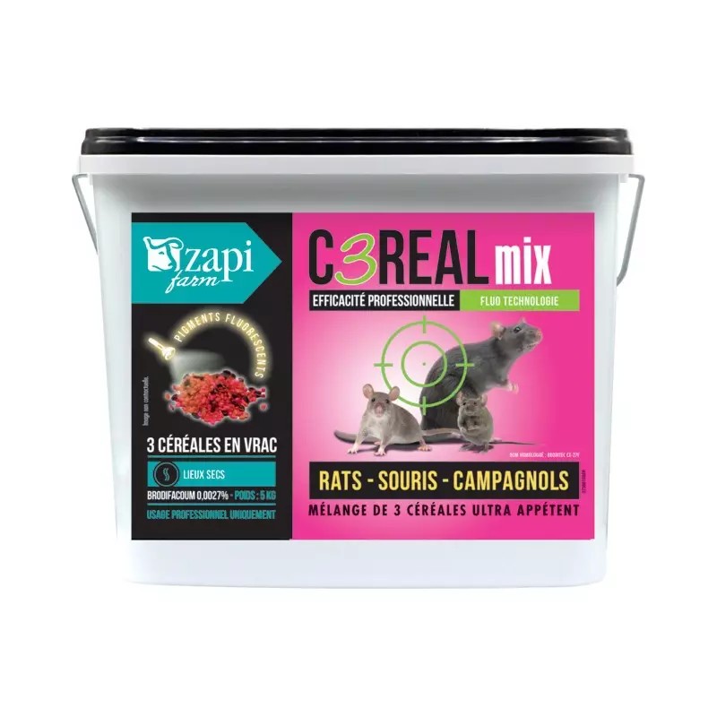 SOURICIDE RATICIDE PRO BRODITEC CEREAL MIX BR - ref. 2829053 | TP Agri