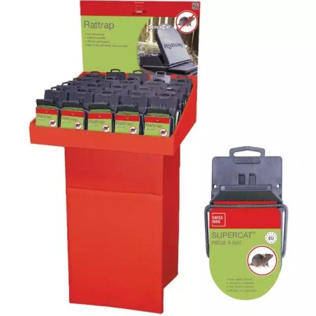 PIEGE A RATS SUPERCAT PRESENTOIR DE 25 BOITES - ref. 2828071 | TP Agri