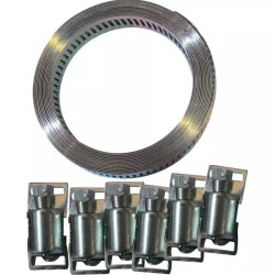 BANDE SANS FIN INOX 13 mm W2 3 METRE + 8 TETE - ref. 1836384 | TP Agri
