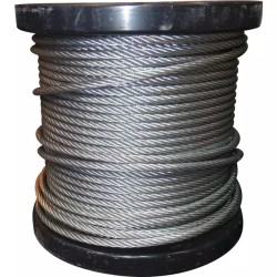 CABLE ACIER INOX 4 MM 7X7 AISI316 BOBINE DE 1 - ref. 1866154 | TP Agri