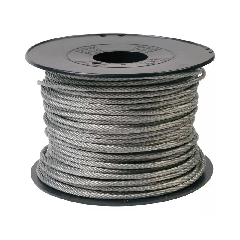 CABLE ACIER INOX 6 MM 7X19 AISI316 BOBINE DE - ref. 1866166 | TP Agri