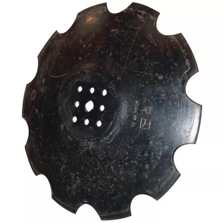 DISQUE CRENELE FOND PLAT 560X4 9 TROUS TYPE A - ref. 5271600 | TP Agri