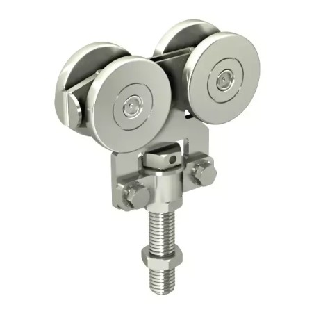 MONTURE A GALET FIXATION SUR CHANT AVEC 4 GAL - ref. 1850331 | TP Agri