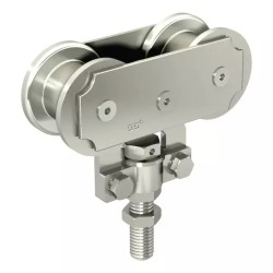 MONTURE A GALET FIXATION SUR CHANT AVEC 2 GAL - ref. 1850330 | TP Agri
