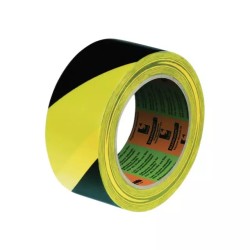ADHESIF SIGNALISATION ZEBRE JAUNE/NOIR 50X33M - ref. 2610449 | TP Agri