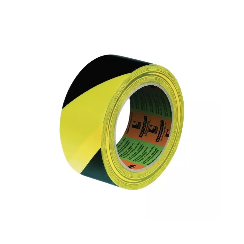 ADHESIF SIGNALISATION ZEBRE JAUNE/NOIR 50X33M - ref. 2610449 | TP Agri
