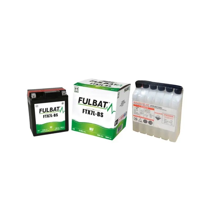 BATTERIE 12V 6AH 100A TYPE FTX7L-BS + A DRO - ref. 31312071F | TP Agri