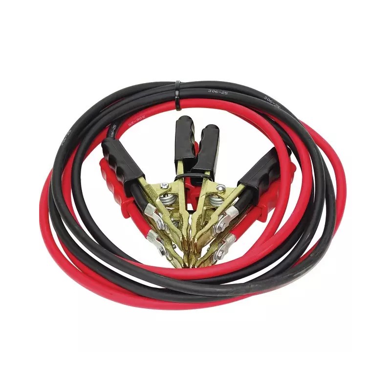 CABLE DE DEMARRAGE 25 MM2 500A PINCE LAITON 2X - ref. 270120 | TP Agri