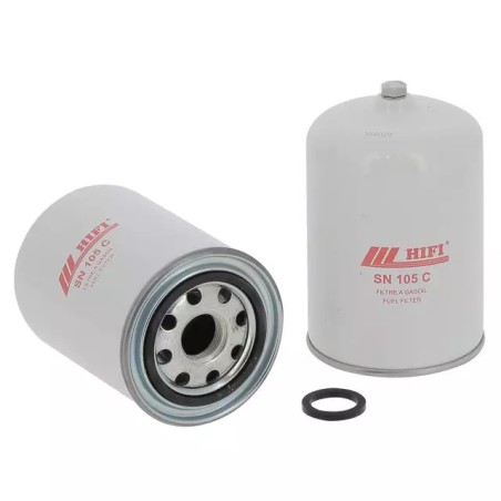 FILTRE A GASOIL SN 105 C HIFI FILTER - ref. HIFSN105C | TP Agri