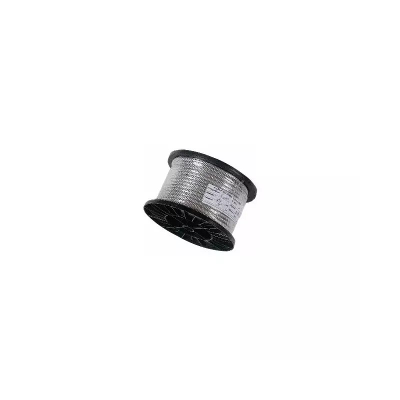 CABLE ACIER GALVA 6 MM AME TEXTILE BOBINE PVC - ref. 215738 | TP Agri