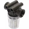 FILTRE EN LIGNE PRESSION TRANSPARENT 3/4" G(F) - ref. 250519 | TP Agri
