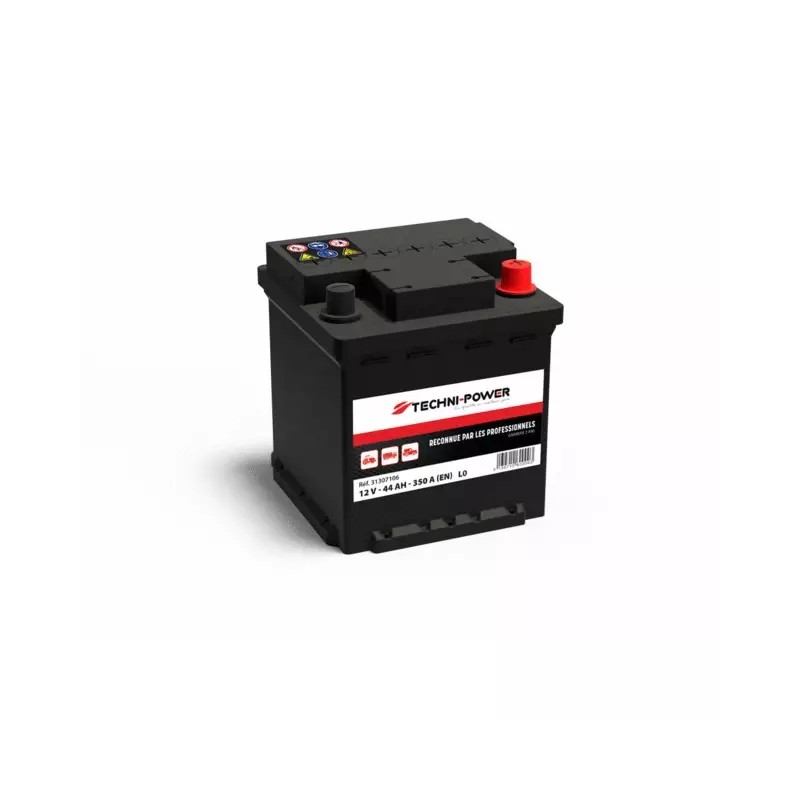BATTERIE L0 12V 44AH 350A EN + A DROITE TECH - ref. 31307106 | TP Agri