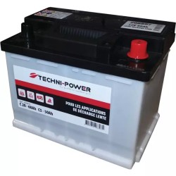 BATTERIE 12V 60AH DECHARGE LENTE + A DROITE TE - ref. 206897 | TP Agri