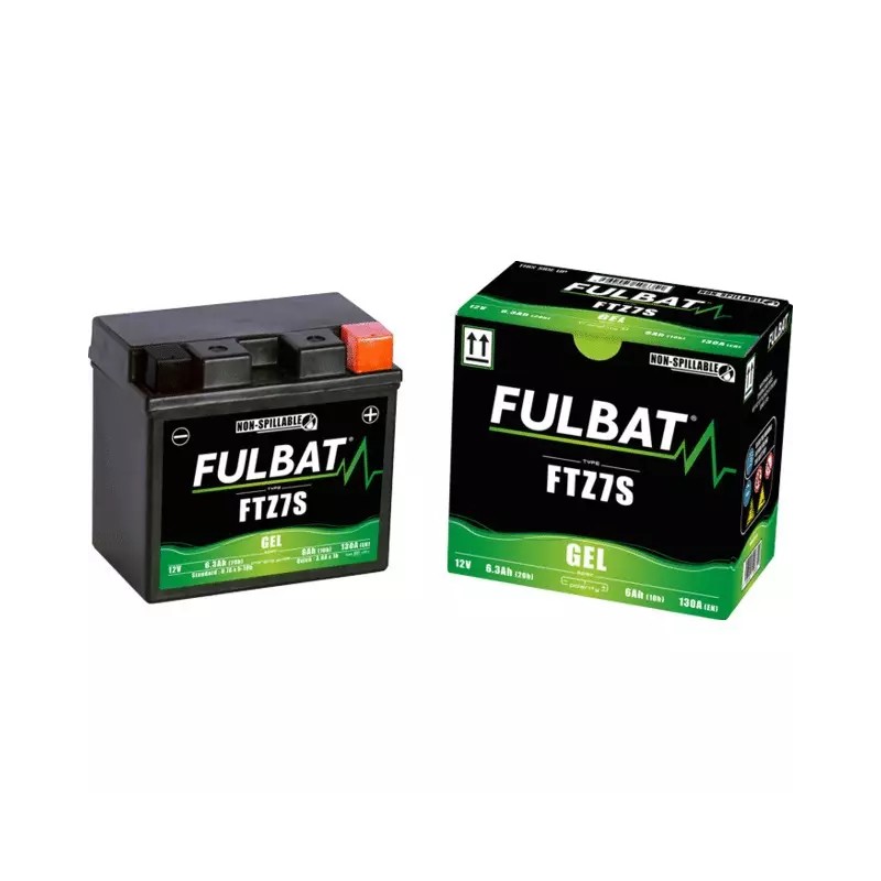 BATTERIE GEL 12V 6AH 130A TYPE FTZ7S + A DR - ref. 31313089F | TP Agri