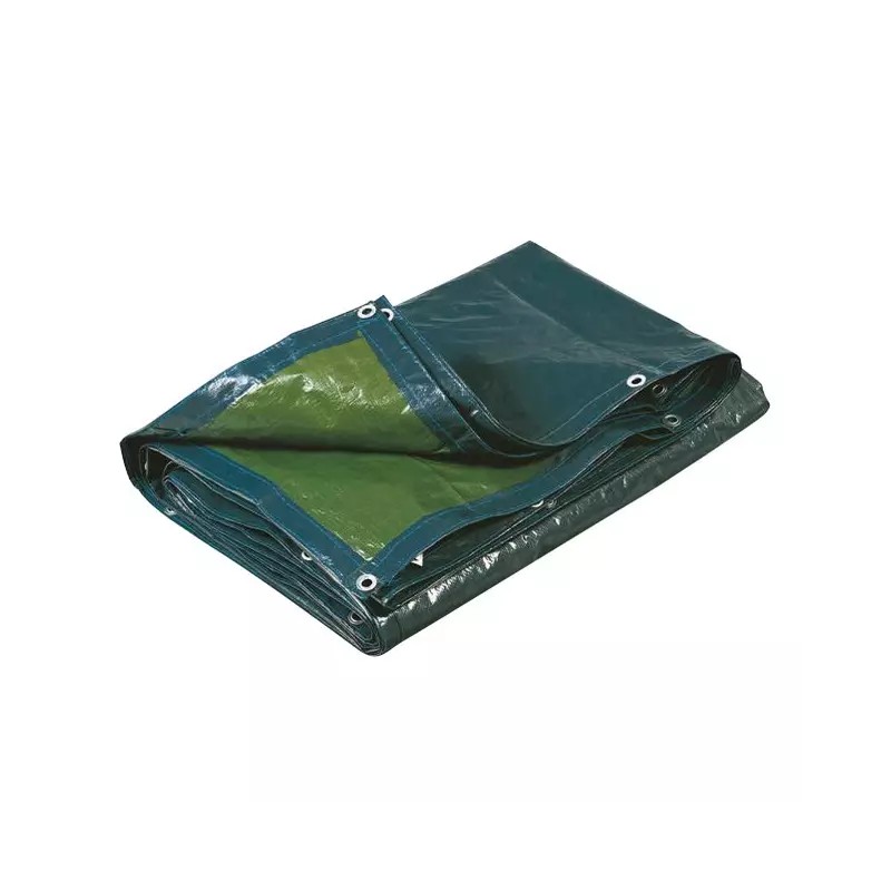 BACHE STANDARD BLEU/VERT TOUT USAGE 4X 6M - ref. 2610052 | TP Agri
