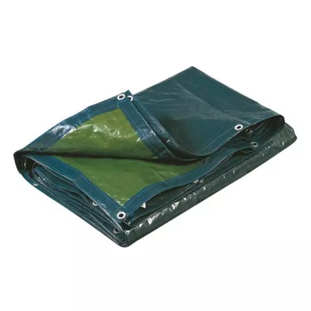 BACHE STANDARD BLEU/VERT TOUT USAGE 4X 6M - ref. 2610052 | TP Agri