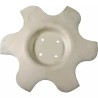 DISQUE CRENELE DE BORDURE GAUCHE 455X4 4 TROUS - ref. 259199 | TP Agri