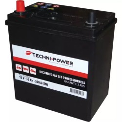 BATTERIE 12V 35AH 300A NS40 + A GAUCHE TECHN - ref. 31307029 | TP Agri