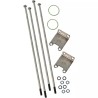 KIT D'ASSEMBLAGE INOX 6 VANNE L 370 - ref. 239576 | TP Agri