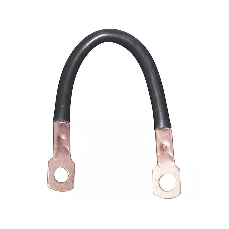 CABLE DE BATTERIE NOIR AVEC COSSES LG 400MM - ref. 31370010 | TP Agri