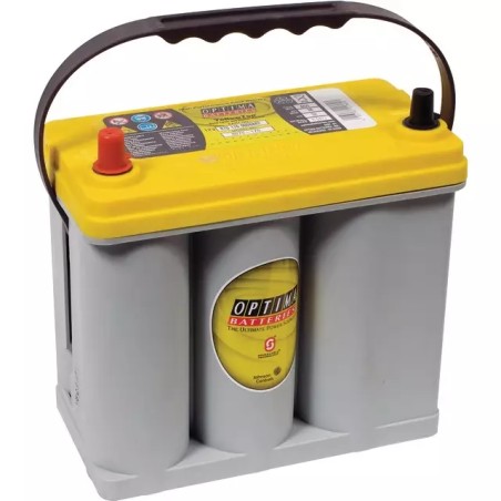 BATTERIE OPTIMA JAUNE YTS 2,7J 12V 38AH 460A - ref. 262159 | TP Agri