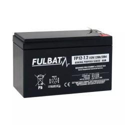 BATTERIE GEL 12V 7,2AH 20A TYPE CP7-12 FULB - ref. 31305058F | TP Agri