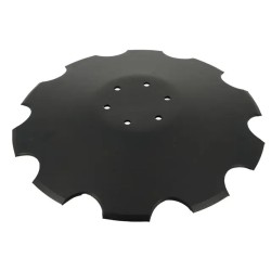DISQUE CRENELE 520X6 FOND PLAT 6 TROUS TYPE H - ref. 5271615 | TP Agri