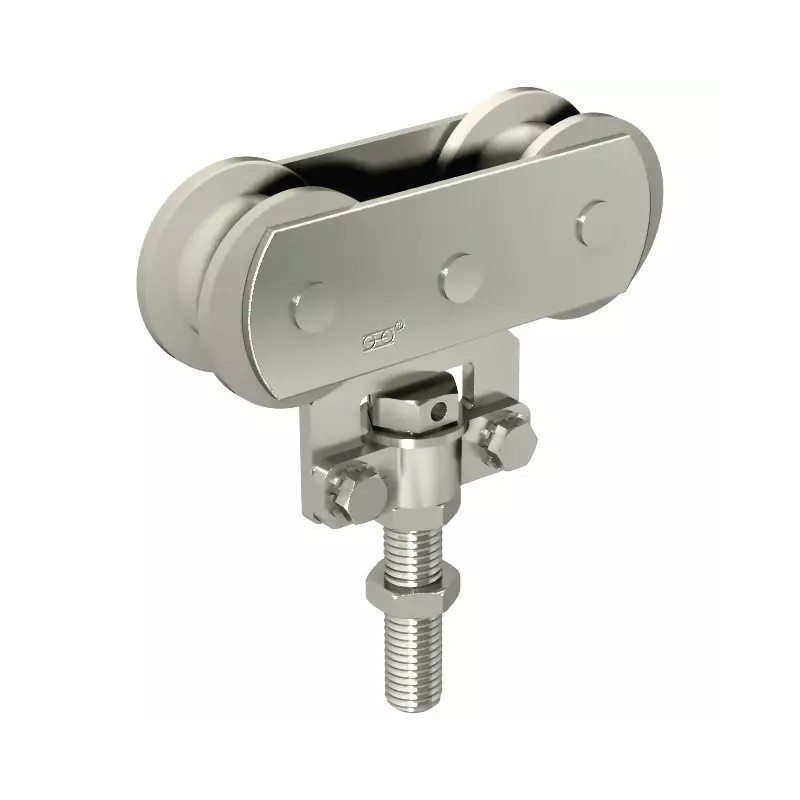 MONTURE A GALET FIXATION SUR CHANT AVEC 2 GAL - ref. 1850321 | TP Agri