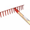 RATEAU FORGE 12 DENTS COURBES AVEC MANCHE BOI - ref. 2424182 | TP Agri