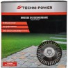 BROSSE DE DESHERBAGE METALLIQUE BRINS ACIER - ref. 20345032 | TP Agri