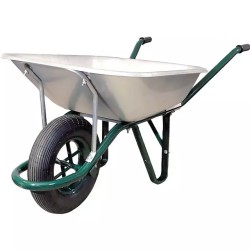 BROUETTE TRAVAUX LOURDS 100 LITRES GALVA ROUE - ref. 2471022 | TP Agri