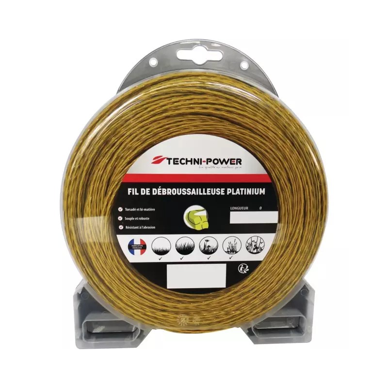 FIL DE DEBROUSSAILLEUSE TORSADE PLATINIUM Ø - ref. 20332221 | TP Agri