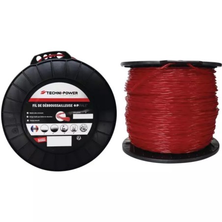 FIL DE DEBROUSSAILLEUSE SPIRALE Ø 4,0 MM / 1 - ref. 20332834 | TP Agri