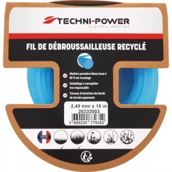 FIL DE DEBROUSSAILLEUSE ROND RECYCLE Ø 2,4 M - ref. 20332003 | TP Agri