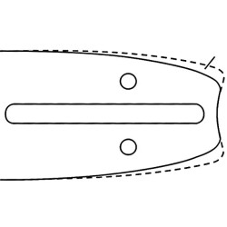 GUIDE DE TRONCONNEUSE 25CM 3/8" LP .043" 1,1 - ref. 21316605 | TP Agri