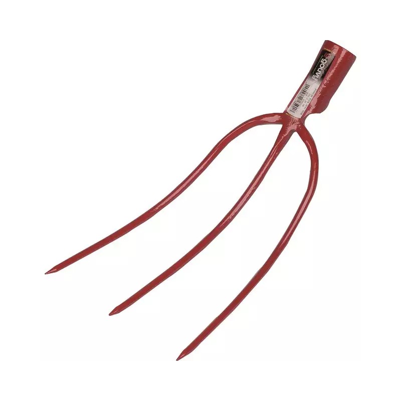 FOURCHE A FOIN 3 DENTS 30CM SANS MANCHE GOUVY - ref. 2424097 | TP Agri