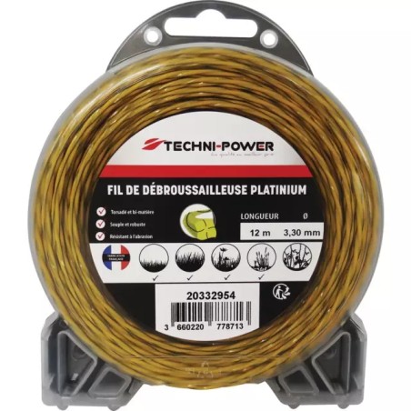 FIL DE DEBROUSSAILLEUSE TORSADE PLATINIUM Ø - ref. 20332954 | TP Agri