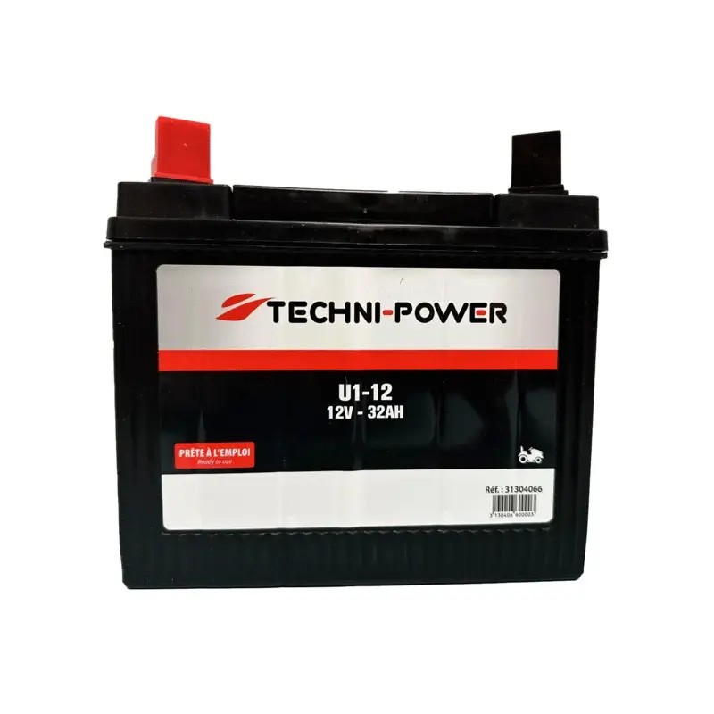 BATTERIE HUMIDE SANS ENTRETIEN U1-12 - 32AH - ref. 31304066 | TP Agri