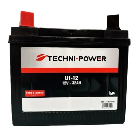 BATTERIE HUMIDE SANS ENTRETIEN U1-12 - 32AH - ref. 31304066 | TP Agri