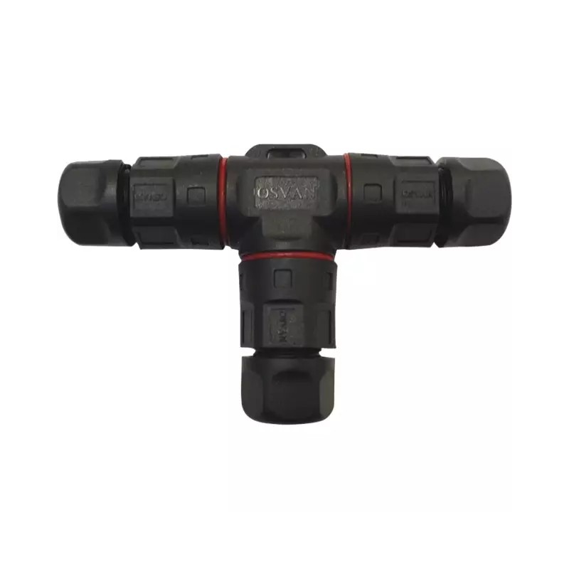 CONNECTEUR ETANCHE EN T POUR CABLE 1,5 MM2 DE - ref. 2124018 | TP Agri