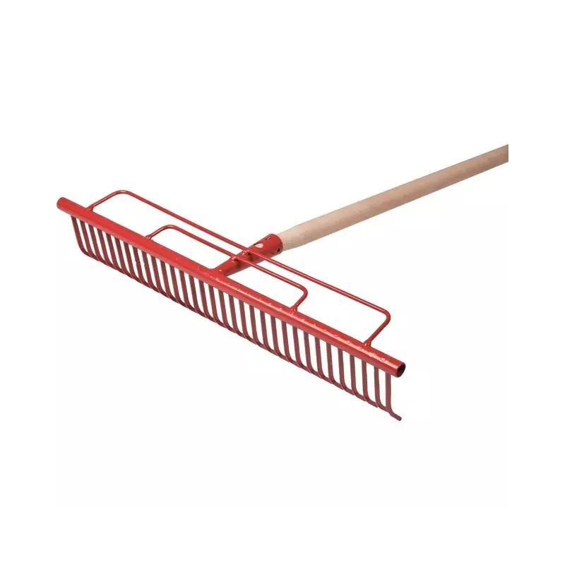 RATEAU A GAZON 32 DENTS AVEC MANCHE BOIS 140C - ref. 2424190 | TP Agri