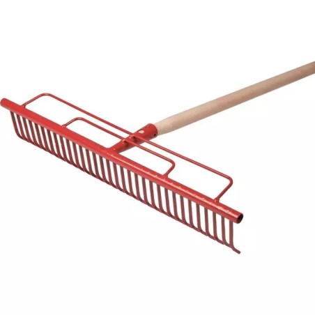 RATEAU A GAZON 32 DENTS AVEC MANCHE BOIS 140C - ref. 2424190 | TP Agri