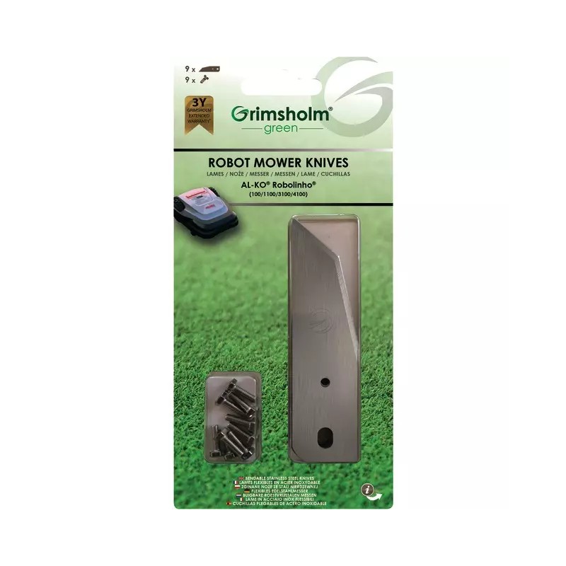 LAMES POUR AL-KO ROBOLINHO 100,1100 LE BLIST - ref. 20199112 | TP Agri