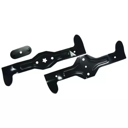 KIT 2 LAMES DE TONDEUSE CROISEES GAUCHE 4 - ref. HU532426323 | TP Agri