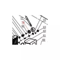 RESSORT DE POIGNEE GAUCHE POUR FENDEUR 241560 - ref. 2415679 | TP Agri