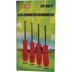 TOURNEVIS REGLAGE CARBURATEUR JEU DE 4 - ref. 21305021 | TP Agri