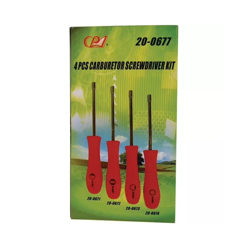 TOURNEVIS REGLAGE CARBURATEUR JEU DE 4 - ref. 21305021 | TP Agri