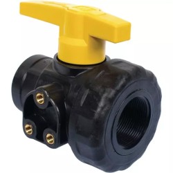 VANNE À BILLE PP 1"1/2 NPT FF-LL - ref. 239696 | TP Agri