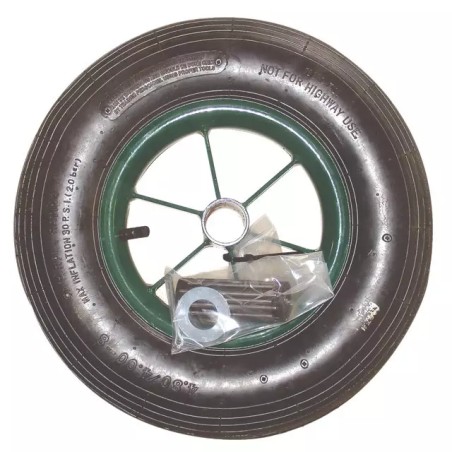 ROUE DE BROUETTE GONFLABLE Ø 400 MM ALESAGE 2 - ref. 2471521 | TP Agri