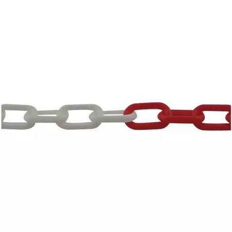 CHAINE PLASTIQUE ROUGE/BLANC Ø 6 MM - ref. 1870050 | TP Agri